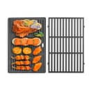 Vnierxful 7638 - Griglia e padelle in ghisa per Weber Spirit I & II serie 300, Spirit E310, E320, S310 (con pomelli anteriori), 44,5 cm, ricambio per Weber serie 300 - 1