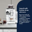 De’Longhi Rivelia – Perfetto Macchina da Caffè Automatica, LatteCrema Montalatte Automatico, 16 Bevande in un Solo Tocco, Display Touch a Colori, Contenitori Intercambiabili, Bianco (EXAM440.55.W) - 2