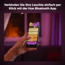 Philips Hue White & Color Ambiance Bloom Tischleuchte (500 lm), dimmbare Tischleuchte für das Hue Lichtsystem mit 16 Mio. Farben, smarte Lichtsteuerung über Sprache oder App, weiß - 11