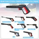 Pistola pulverizadora de Repuesto con Lanza de Chorro, Compatible con Algunas lavadoras a presión Black & Decker, Annovi Reverberi AR, Bosch, Makita, Michelin, - 2
