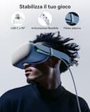 INIU Cavo di collegamento VR Premium da 4,9 m con ricarica, USB 3.0 compatibile con Meta Quest 3s, Oculus Quest 3/2/Pro, Pico 4, PC VR e Steam VR, perfetto accessorio per realtà virtuale bianca - 5