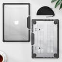 SEYMCY Case Compatible with MacBook Pro 16 inch Case 2026 2025 2024 2023 2021, Anti-Scratching Protective Hard Shell Cover with Foldable Stand M5 M4 M3 M2 M1 (A3186 A3403 A2991 A2780 A2485), Black - 3