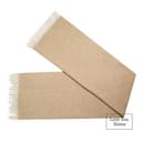 LYHome Coperta in Lana Merinos - Copriletto Plaid per Letto Divano, Singolo Una Piazza e Mezza Matrimoniale, Coperte Per Invernale Estiva Morbida Calda e Grande (140x200 cm, Beige - Bianco Rombi) - 6