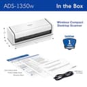 Brother ADS-1350W Wireless Compact Desktop Scanner | Scan Speeds of Up to 30ppm | Single Pass Double-Sided Scanning (Renewed Premium) - 8