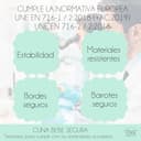 Cuna Colecho de Bebé Indi Estilo Nórdico Infantil 120x60 cm, con Kit Colecho, Colchón Morfeo, 4 Ruedas y Sábanas de Algodón CoolDreams - 8