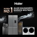 Haier HTW5620DNMG Frigorifero combinato 3D 60 Serie 5, Libera installazione, 3 porte, No Frost, Luce Led, Inox, L x P x A (mm) 595x667x2050, Classe D - 11