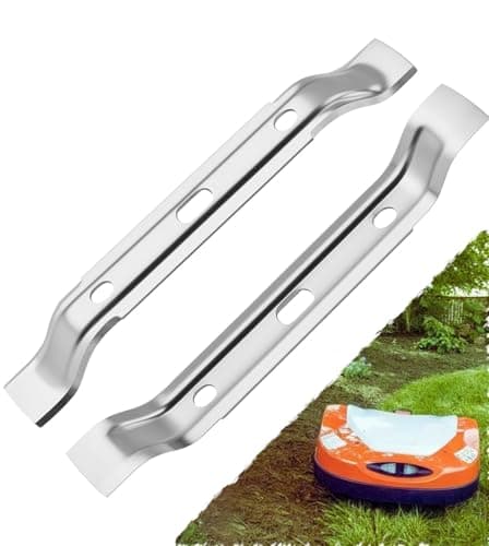 GoldOars 2 Stück Mähmesser Kompatibel mit Stihl iMOW RMI 422 422P C und Viking iMow Ml4 Series, 20cm Rasenmäher Messerklinge für Mähroboter