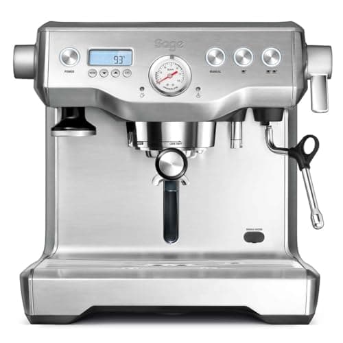 Sage - The Dual Boiler - Macchina da Caffè a Doppia Caldaia con Montalatte Manuale - Acciaio Inox Spazzolato