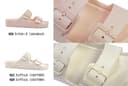 BIRKENSTOCK ARIZONA EVA eggshell 1027384 bianco ciabatte donna fibbie gomma 35 - 9