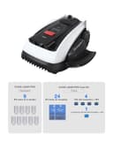 ECOVACS Goat O1200 LiDAR PRO Care Kit Robot Tosaerba senza Cavo Perimetrale, 1200 m², Navigazione Dual-LiDAR a 360°, Mappatura Automatica, Evita Ostacoli IA 3D, Taglio Bordi TruEdge - 2