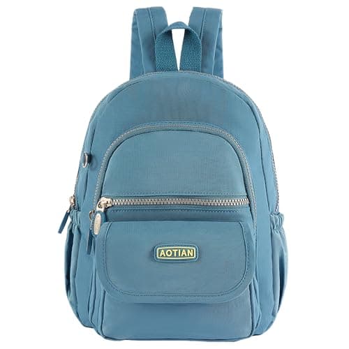 AOTIAN Nylon Lightweight Sturdy Little Casual Backpack 7 L Light Blue