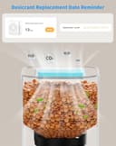 HoneyGuaridan Dual Automatic Cat Feeder APP Control, 2.4G WiFi Smart Pet Feeder for Remote Feeding, 5L Timed Cat Food Dispenser with Freshness & Clog-Free Function, Food Sensor for 2 Cats & Dogs - 7