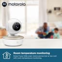 Motorola Nursery Baby Monitor with Camera - Nanny Cam VM50G - Baby Camera with Color Display, Two-Way Communication, and Infrared Night Vision - 480p Zoom, Tilt, and Pan - Updated Model - 2