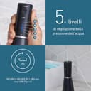 Panasonic Serie 800 Irrigatore Orale a Ultrasuoni EW-DJ86-K503, Idropulsore dentale, 200ml, 1 Ugello a Ultrasuoni e 1 Ugello Ortodontico, 5 Impostazioni di Pressione, Accessorio da Viaggio, Nero - 6