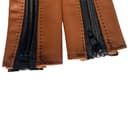 Copri maniglia per passeggino in pelle PU compatibile con passeggino Stokke Xplory V4 / V5, manicotto rimovibile con apertura a cerniera, antipolvere, impermeabile (marrone) - 6