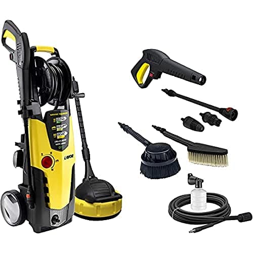 LavorHidrolimpiadora de agua fría STM 160 WPS Plus con sistema de lavado, 2500 W, 230 V, Equipada con una gran cantidad de accesorios