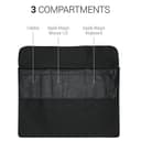 kwmobile Custodia 4in1 Compatibile con Apple iMac 24" - Fodero Monitor,Tastiera, Mouse e Cavi - Don't Touch My Mac Bianco/Nero - 3