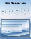 YCKJNB Pizarra Digital Interactiva 55 Pulgadas, Pantalla Táctil 4K UHD, Android 14, 8+128GB, SmartBoard Pizarra Blanca Digital Todo en Uno para Aula Oficina Hogar Negocios(Pantalla y Soporte de Pared) - 3