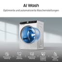 Samsung WW90DG5G34AEEG Waschmaschine WW5100D SLIM, 9 kg, EEK: A (-10%), Nur 48 cm tief, Dampfprogramm, AI Energy Mode, Ecobubble, WiFi, Mikroplastik-Programm, AI Wash, SuperSpeed 39 Min., Weiß - 5