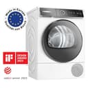 Bosch WQB235B40 Wäschetrockner Serie 8, Wärmepumpentrockner mit 8kg Fassungsvermögen, AutoDry, SmartDry, Home Connect, AntiVibration Design, Sensitive Drying System, Weiß, 60cm - 2