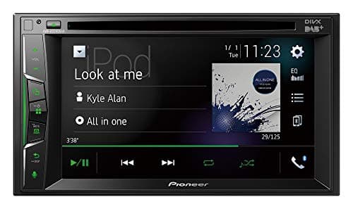 Pioneer AVH-A3200DAB lettore multimediale 2 DIN, ClearType-Touchscreen da 6,2 pollici, connessione con smartphone, USB, radio digitale DAB/DAB+, Bluetooth, equalizzatore grafico a 13 bande