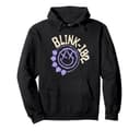 Logo ufficiale Blink-182 Smiley viola Felpa con Cappuccio - 1