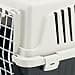 Ferplast Trasportino Rigido per Cani Piccola Taglia e Gatti Atlas 20 El, Box per Trasporto di Animali, Plastica Robusta, Porta in Acciaio Plasticato, Griglie per L'Aerazione, 37 X 58 X H 32 cm Nero - 5