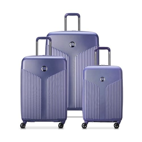 DELSEY Paris Comete 3.0 Hardside Expandable Luggage with Spinning Wheels, lavender, Comete 3.0 Hardside Expandable Luggage with Spinning Reels