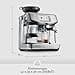 Sage - The Barista Touch Impress - Coffee machine with automatic milk frothing, integrated grinder & cold brew function - Intelligent dosage, assisted tampering - Brushed stainless steel - 6