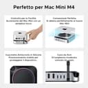 UGREEN Docking Station Compatibile con Mac Mini M4 e M4 Pro Dock Station 10 in 1 Hub USB C con Alloggiamento M.2 NVME SSD Lettore di Schede SD TF 7 Porte USB 10Gbps 5Gbps - 6