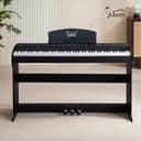 Glarry Digital Piano 88 Weighted Keys, 88 Key Keyboard Fully Weighted for Beginner, Full Size Electric Keyboard Piano with USB/MIDI, Record, LCD, 3 Pedals, Dual Stereo Speakers, Upright Stand (Black) - 8
