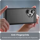 Vavies Case for Realme GT 6/for Realme GT 6T/for Realme GT Neo6/for Realme GT Neo6 SE Carbon Fiber Case Slim Soft TPU Case Shock-Absorption Protective Shockproof Phone Cover for Realme GT 6 Black - 3