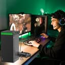 Kosker Xbox Series X Cooling Fan Dust Cover with Auto Mode, Xbox Series X Fan with 9 RGB Lights, Built-in AUTO Adjustable Fan Cooling System, XBX Serie X Cooling Stand with Headset Holder - 7