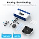 ACASIS Mac mini M4 Dock & Stand with Dual-Bay NVMe SSD Enclosure, Aluminum HDMI Hub for Mac mini M4 and M4 Pro 2024, 4K60Hz HDMI,4 X 10G USB A, PD 30W, SD/TF, Support SSD B+M M-Key - 8