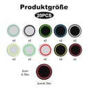 20 Piezas Tapas Gomas Joysticks,PS5 Controller Sticks Taps,Thumb Grips Caps para Xbox One Series X/S PS4 PS5 Controller Accesorios,Silicona Caps para Switch Mando Pro,Joystick Sticks para PS4/PS3 - 2