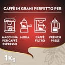 Lavazza, Espresso Barista Gran Crema, Caffè in Grani Tostati a Tamburo, Ideali per Macchine da Caffè Espresso, Note Aromatiche di Fiori, Arabica e Robusta, Intensità 7/10, Tostatura Leggera, 1 kg - 8