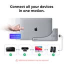 Docking Station for MacBook Pro 14" - Thunderbolt 4 - USB C Hub with 2xTB4 Ports, Dual 4K@60Hz Display, Up to 140W MagSafe Charging - Mac Dock for M1/M2/M3/M4/M5 Pro/Max (2021-2025) - 5