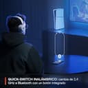 SteelSeries Arctis Nova 5 Blanco Cascos gaming inalámbricos PC, PS5, Switch 2, móvil - Controladores magnéticos de neodimio - Más de 100 preajustes - Batería de 60 horas - 2,4 GHz o BT - Micro Gen2.X - 4