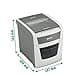 Leitz IQ Destructora de Papel Automática para Oficina Pequeña, Seguridad P4, 50 Hojas, Corte Transversal, Papelera, Depósito de 20L de Capacidad, Blanca, 80350000 - 5