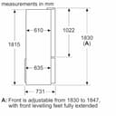 Bosch Home & Kitchen Appliances KFN96APEAG French Door Fridge Freezer with XXL Capacity, NoFrost, HomeConnect, VitaFresh XXL Pro 0C, 183 x 91 cm, Silver, Freestanding, Serie 6 - 13