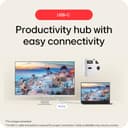 LG SMART Monitor 32U721SA-W, 4K UHD VA 32 inch, 60Hz, 5ms GtG, HDR10, Wi-Fi, Bluetooth, Home office - Remote Desktop, Airplay, webOS smart apps with remote, Speakers, HDMI, USB-C, White - 7