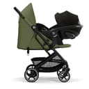 CYBEX Gold Passeggino BEEZY con sistema di cinture a una mano, Dalla nascita a circa 4 anni (max. 22 kg), Compatto ed ergonomico, Moss Green - 6