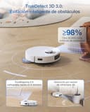 ECOVACS DEEBOT T30C Pro Omni Gen 2 Robot Aspirador con Fregado Automático,15400Pa Succión,Auto-Vaciado,Secado Térmico,200min Autonomía,Ideal para Pelo de Mascotas & Alfombras - 6