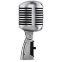 Shure 55sh Serie II Iconic Unidyne Dynamic Vocal Microfono, Mic classico e vintage con modello polare direzionale cardioide per spettacoli dal vivo - 12