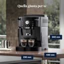 De'Longhi Perfetto Magnifica S ECAM11.112.B, Macchina da Caffè Automatica per Espresso e Cappuccino, Caffè in Chicchi o in Polvere, con Tasti a Selezione Diretta, Spegnimento Automatico, Nero - 9