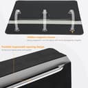 HYZUO 15-16 Inch Laptop Sleeve Case with Stand Feature for MacBook Pro 16 M4/M3/M2/M1 2025-2019, XPS 15, MacBook Pro 15 2015-2012, Samsung Galaxy Book Flex 15, Black - 4