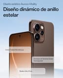 OPPO Reno15 Pro 5G Smartphone Android, 12+512GB, Pantalla AMOLED 6.32" 120Hz, Cámara Ultra Clara 200MP, Video 4K HDR, Batería 6200mAh, MediaTek Dimensity 8450, con Cargador 80W SUPERVOOC, Dusk Black - 7