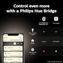 Philips Hue White 2 Lampadine LED Smart, Bluetooh, Controllo Vocale, E27, 9W, Dimmerabili, 800 Lumen, Luce Bianca Calda - 6