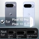 JETech Funda Magnética para Google Pixel 10/10 Pro 2025, Compatible con MagSafe y Cargador Pixelsnap, Carcasa Antigolpes Translúcida Mate Respaldo (Piedra Lunar) - 2