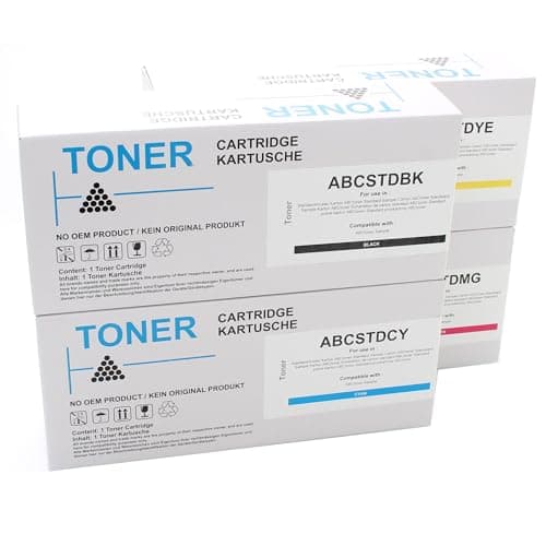 ABC Kompatibles Set 4X Toner für Ricoh M C240FW P C200W MC240FW PC200W